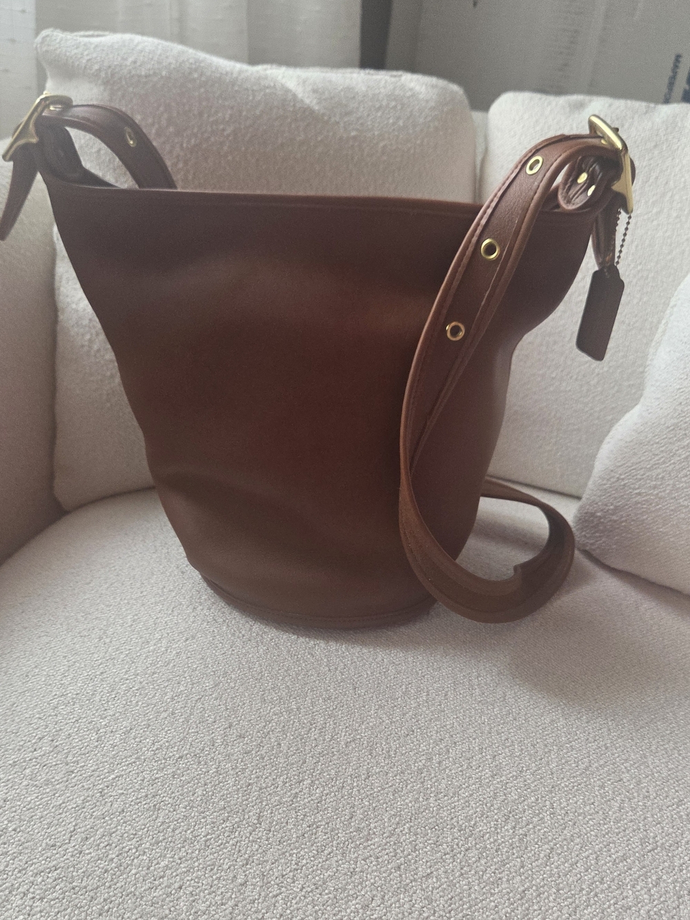 Vintage Coach Helen's Legacy Bag In British Tan 1995